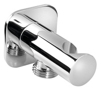 Przyłącze kątowe z uchwytem, chrom