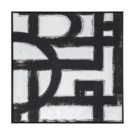 Underpass Abstract Framed Canvas