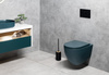 INFINITY miska WC wisząca, Rimless, 36,5x53cm, petrol mat