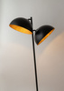 SFERA lampa podłogowa czarny/miedziany