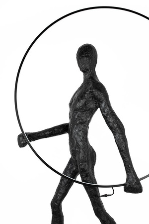 MOOSEE lampa podłogowa HUMAN ROUND        włókno szklane