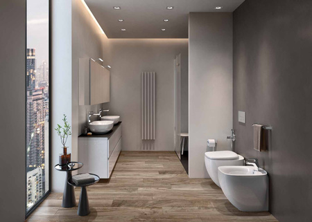 ILLUSION Bidet stojący 52x38 cm biały połysk