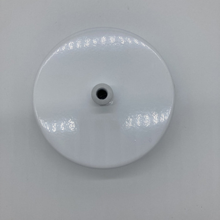 Lampa wisząca SAUCER 45 cm -  biała minimalistyczna oprawa do wnętrz nowoczesnych