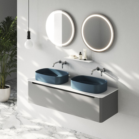 KERALA blat Rockstone 122x1,2x48,5cm, biały mat