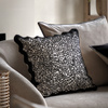 Tabor Cushion Black 450x450mm
