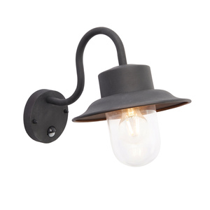 Chesham PIR Wall Light Black