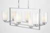 NOWOCZESNA LAMPA WISZĄCA CHROMOWANA LINO W8
