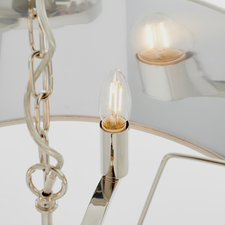 Harvey 1 Pendant Light Bright Nickel