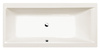 CLEO wanna prostokątna 160x75x48cm, ivory
