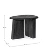 BIZZOTTO stolik kawowy ZACATECAS 60x45 czarny