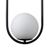 Lampa wisząca COSTA DUO 50 cm - czarny stelaż, dwa klosze