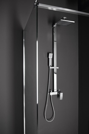 GINKO zestaw prysznicowy z baterią, chrom