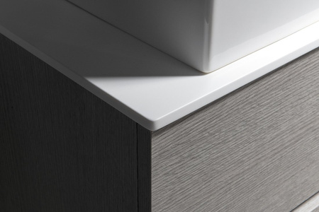 Blat Rockstone 140,7x1,2x48,8cm, biały mat
