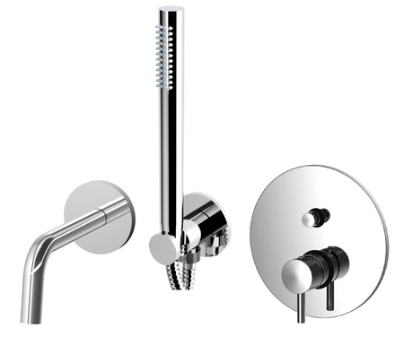 Zestaw wannowy podtynkowy-Paffoni/kolekcja Light