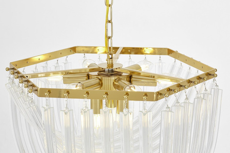 NOWOCZESNA LAMPA WISZĄCA MOSIĘŻNA BOSCONE D55