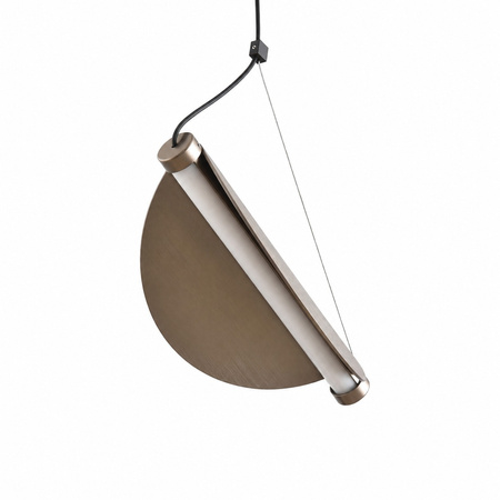 Lampa wisząca NAMI-12 - LED, szary szczotkowany