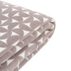 Modern Geo Flannel Throw Grey 1500x2000mm
