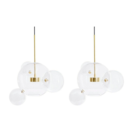 MOOSEE zestaw 2 lamp wiszących CAPRI 4    złoty