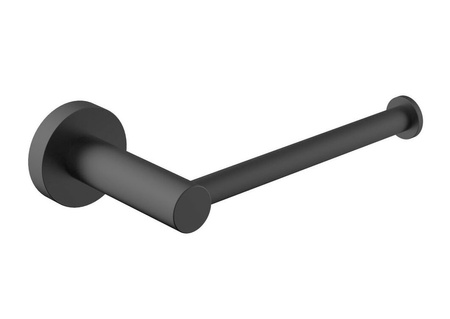 X-ROUND BLACK wieszak na papier toaletowy, czarny mat