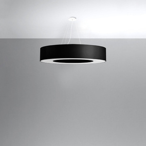 Żyrandol SATURNO 90 czarny