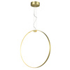 Lampa wisząca ACIRCULO 60 cm - zloty ring LED