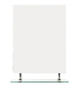 WEGA lustro z półką 70x80cm