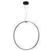 Lampa wisząca ACIRCULO 74 cm - czrny ring LED
