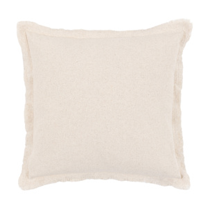Linen Look Cushion Cream 2pk 450x450mm