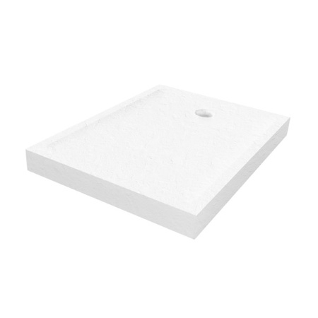 Brodzik MILD STONE akrylowy prostokątny 100x80x11,5 biały
