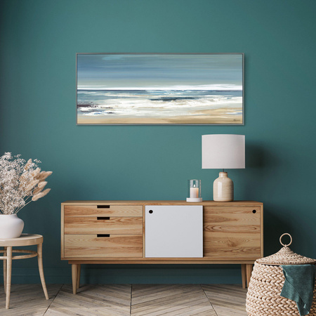 Along the Coastline Framed Canvas 520x30x1220mm