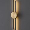 Lampa ścienna CENTRO 64 cm - LED, czarno mosiężny
