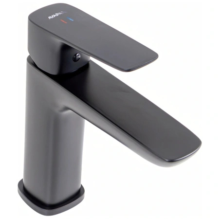 Bateria umywalkowa stojąca, czarna