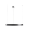 Lampa wisząca CIRCLE 100 cm - LED, ring tytan szczotkowany