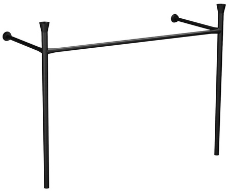 THE NEW YORKER podpora umywalki 120cm, czarny mat