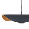 Lampa wisząca ENZO 60 cm - czarno złota