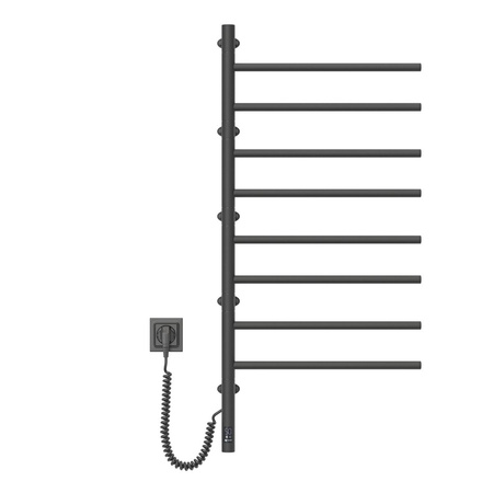 Elektryczny Grzejnik Łazienkowy CZARNY ARABESQUE Sensor 480х1000