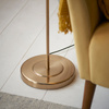 Clement Floor Lamp Brushed Aged Brass