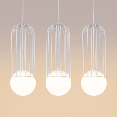 Lampa wisząca BRINA 3L biała