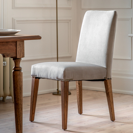 Krzesło Highgrove Dove Velvet (2 szt.)