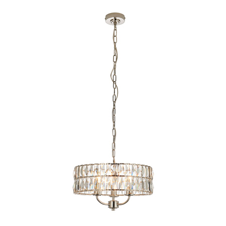 Clifton 3 Pendant Light Bright Nickel