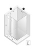 NZ2 Kabina prysznicowa OXIA 1D L 90x70x200 szkło czyste 8mm Active Shield 2.0