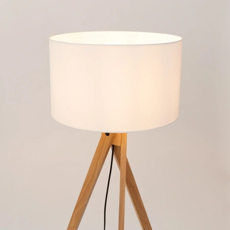 Lampa podłogowa NATT biała