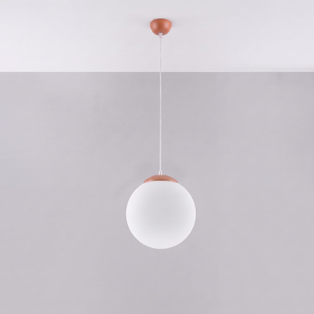 Lampa wisząca UGO 30 ochra czerwona
