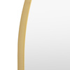 Lustro Holworth – złote, 110 × 3,5 × 90 cm