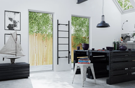 Instal Projekt Primavera Electro Grzejnik elektryczny  40x110 cm czarny mat/black mat PRVE-40/110C31