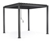 Pergola ogrodowa BIZZOTTO OCEAN 3X3 – antracytowy