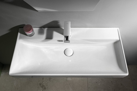 PARLA umywalka ceramiczna 80x38cm, biały