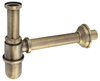 RETRO Syfon umywalkowy 5/4", odpływ 32mm, brąz