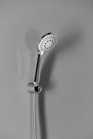 Sluchawka prysznicowa z masażem, 3 funkcje, średnica 100mm, ABS/chrom