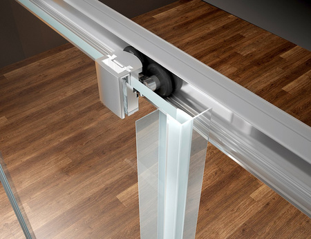 BORG kabina prysznicowa 800x800x1950 mm, wejście z rogu, szkło czyste